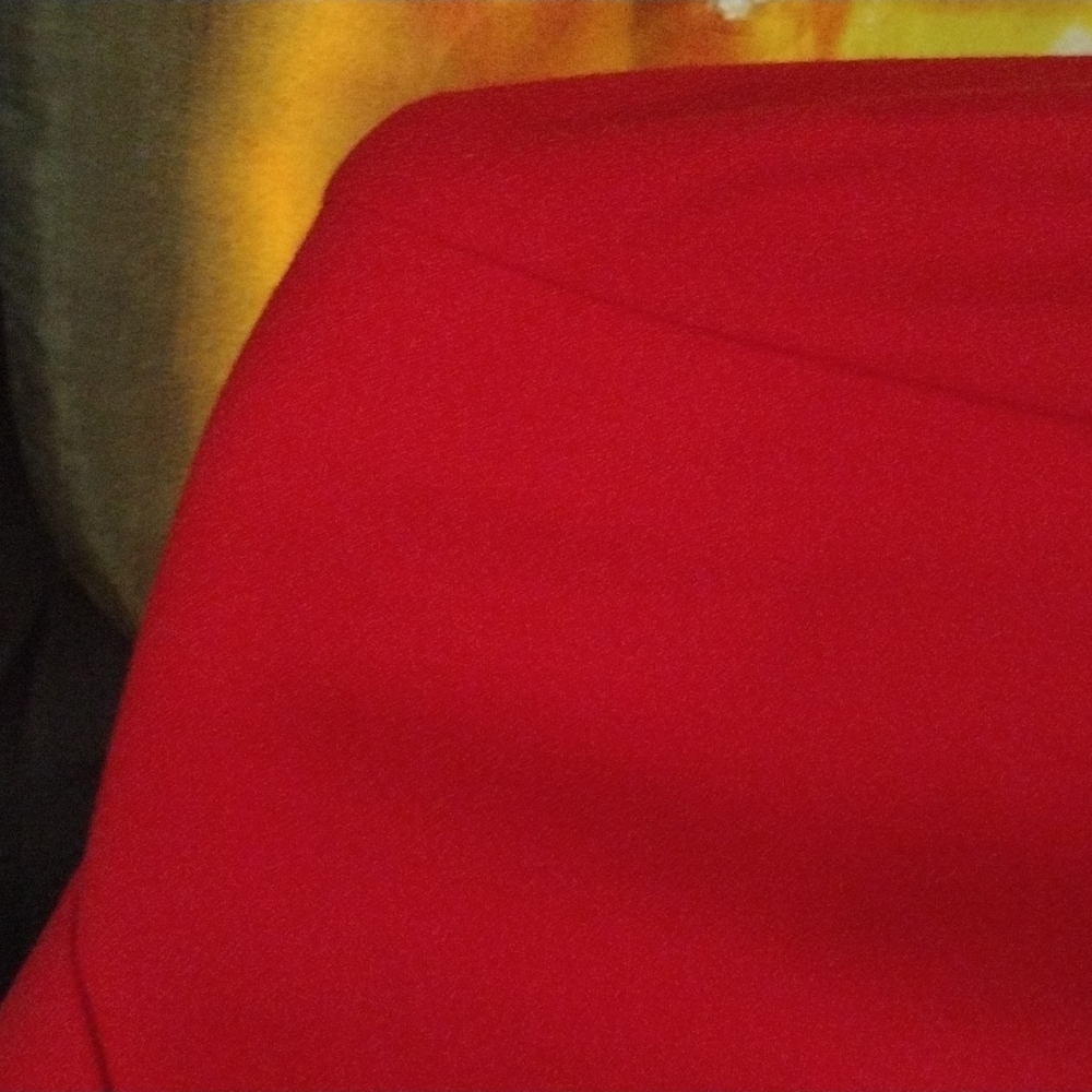 SHARP CHERRY 🍒 RED VINTAGE SZ 10 PETITE SOPHISTICATE LADIES SUIT JACKET 🇺🇸 - Picture 7 of 8